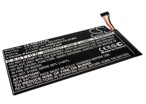 Battery for Google Nexus 7" 8GB/16GB/32GB (p/n C11-ME370T) - 1