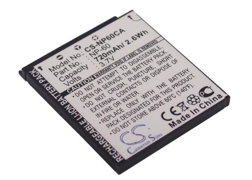Battery for Casio Exilim Zoom EX-Z9 & EX-Z90 (p/n NP-60) - 1