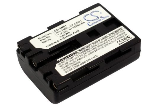 Battery for Sony MVC & HVR Series (NP-QM50 NP-QM51) - 1