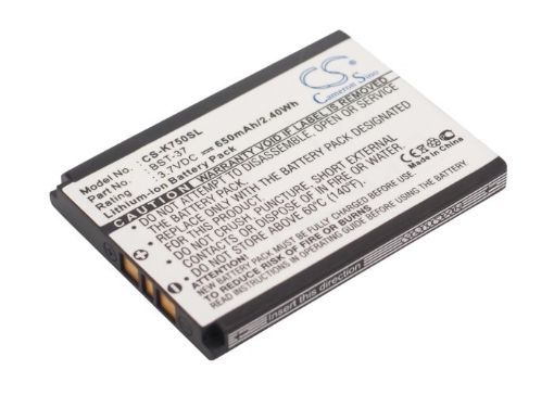 Battery for Sony Ericsson Z710i Z550i Z530i Z520 W850i W810 BST-37 - 1