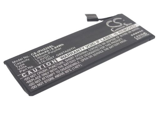 Battery for iPhone 5C A1532 A1526 A1507 A1456 32GB (p/n 616-0667) - 1