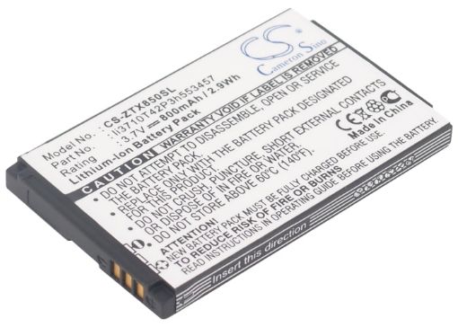 ZTE Battery for R221 X850 Racer X771 X770 X763 V16 U85 U526 U260 U115 - 1