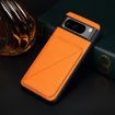 Google Pixel 6 Pro Orange Calf Texture Holder Phone Case - 6