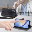 Samsung Galaxy A41 Geometric Zipper Wallet Leather Phone Case - 6