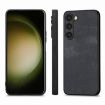 Samsung Galaxy S9 Vintage Leather PC Back Cover Phone Case - Black - 2