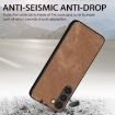 Samsung Galaxy S9 Vintage Leather PC Back Cover Phone Case Brown - 3