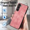 Samsung Galaxy S8 Vintage Leather PC Back Cover Phone Case - Pink - 5