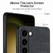Samsung Galaxy S8 Vintage Leather PC Back Cover Phone Case - Black - 6