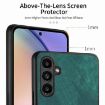 Samsung Galaxy A12 Vintage Leather PC Back Cover Phone Case Green - 6
