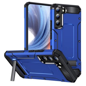 Samsung Galaxy S22 5G Matte Holder Phone Case - Dark Blue - 1