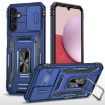 Samsung Galaxy A15 Armor PC + TPU Camera Shield Phone Case - Navy Blue - 1