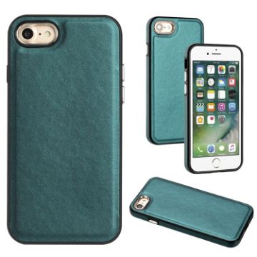 Green Leather Texture Full Coverage Phone Case for iPhone SE 2022/6/7/8/SE 2020 - 1