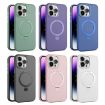iPhone SE 2022/2020/8/7 MagSafe Metal Holder Frosted Translucent Phone Case - 2