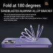 iPhone SE 2022/2020/8/7 MagSafe Metal Holder Frosted Translucent Phone Case - 6