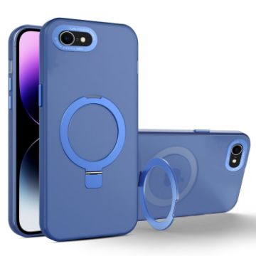 iPhone SE 2022/2020/8/7 MagSafe Metal Holder Case - Royal Blue - 1