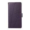 Motorola Edge 20 Pro PU Leather Phone Case - Purple - 2