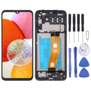 Samsung Galaxy A14 SM-A145F LCD Screen Digitizer Assembly with Frame - 1