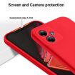 Red Silicone Shockproof Phone Case for Motorola Moto G14 - 4
