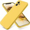 Yellow Silicone Shockproof Phone Case for Motorola Moto G14 - 1