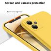 Yellow Silicone Shockproof Phone Case for Motorola Moto G14 - 4