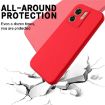 Motorola Edge 40 5G Red Silicone Shockproof Phone Case - 4