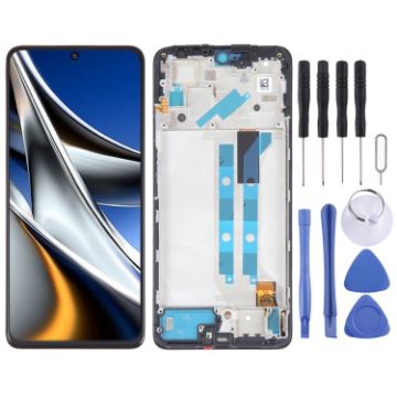 OLED LCD Screen for Xiaomi Poco X4 Pro 5G - Full Assembly with Frame - 1