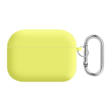 Picture of For AirPods Pro 2 PC Lining Silicone Bluetooth Earphone Protective Case (Shiny Yellow)