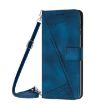 Samsung Galaxy Xcover 6 Pro Leather Phone Case with Lanyard - Blue - 2