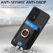 Samsung Galaxy A70/A70s Retro Magnetic Card Bag Leather Phone Case - 5