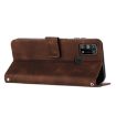 Samsung Galaxy M31 Leather Phone Case with Lanyard - Brown - 4