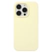 iPhone 14 Pro Liquid Silicone Phone Case - Milky Yellow - 1