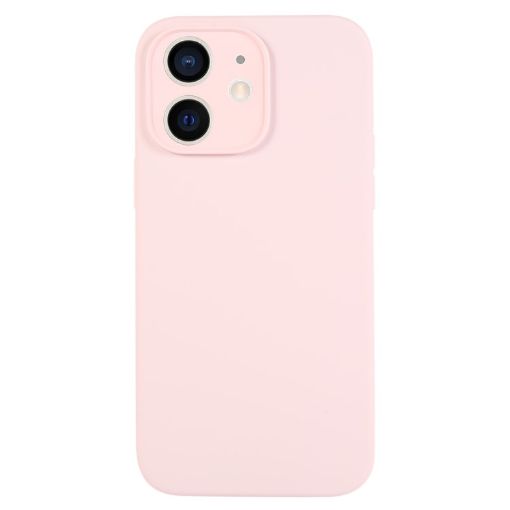 iPhone 11 Liquid Silicone Phone Case Grey Pink - 1