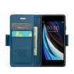 Blue Leather RFID Anti-theft Phone Case for iPhone SE 2022/SE 2020/6/7/8 - 4