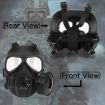 M04 Gas Mask for Competition Wargame Cosplay (Black) - 5