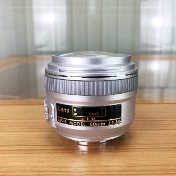 DF DSLR Camera Non-Working Fake Dummy Lens Model - Silver - 1