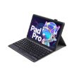 AM20-B Bluetooth Keyboard Leather Case for Lenovo Xiaoxin Pad 2022 10.6 inch/Tab M10 Plus 10.6 - Black - 1