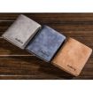 Baellerry BLR1152 Men Short Wallet Vintage Frosted Two Fold Wallet - 2