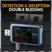 FNIRSI FNB48P USB Mobile Phone DC Power Charger Detector - Bluetooth Blue - 4