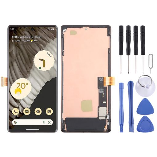Google Pixel 7 Pro OLED LCD Screen Digitizer Assembly with Frame - 1