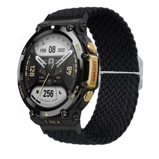 Amazfit T-Rex 2 Nylon Watch Band - Black - 1