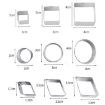 Stainless Steel Biscuit Mold Set - 30 PCS - 6