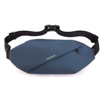 Picture of HAOSHUAI 1100-20 Men Waist Bag Outdoor Running Mobile Phone Bag (Dark Blue)