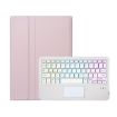 Samsung Galaxy Tab A9+ X210/X215/X215 A09B-AS Pink Keyboard Case - 1
