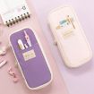 Angoo Macaron Double-layer Pencil Case Stationery Box Green - 5