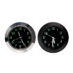 Car Clock Night Light Electronic Clock Car Decoration Quartz Black Border - 2