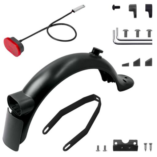 X0130 Electric Scooter Rear Fenders Bracket Tail Light Screw Cap Tool Set - 1