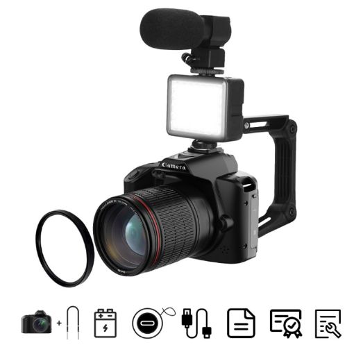 4K Dual-camera Night Vision 64 Million Pixel WIFI Digital Camera - 1