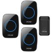 CACAZI A10G Wireless Home Cordless Bell - EU Plug (Black) - 2