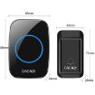 CACAZI A10G Wireless Home Cordless Bell - EU Plug (Black) - 3