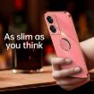Black Realme C55 XINLI 6D Electroplate TPU Phone Case with Ring Holder - 2